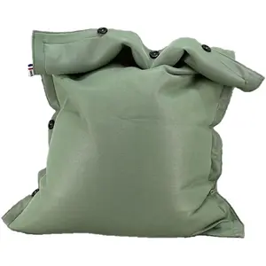 Pouf xxl 125 x 175 - vert jade SHELTO pas cher