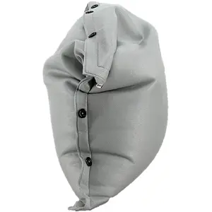 Shelto Pouf xxl 125 x 175 - gris cloud pas cher