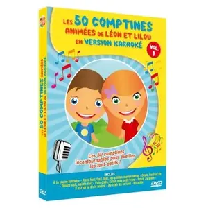 Esc Les 50 comptines animées de Léon et Lilou Karaoké Volume 1 DVD pas cher