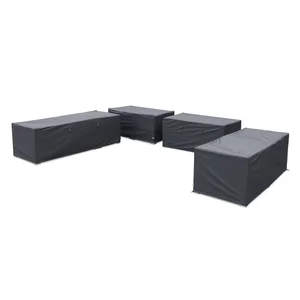 SWEEEK Ensemble de housses de protection gris foncé pour salon de jardinVendu parcdiscount