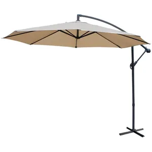 Parasol déporté rond Ø300cm - SWEEEK - Hardelot - Toile déperlante - M... pas cher