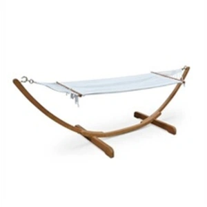 SWEEEK Hamac en bois - Hamaca - Hamac 317x100cm avec toile en cotonVendu parcdiscount