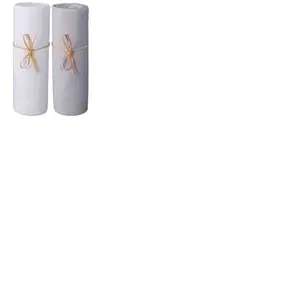 PTIT BASILE Lot de 2 draps housses bébé jersey bio blanc et gris perle 70x140 pas cher