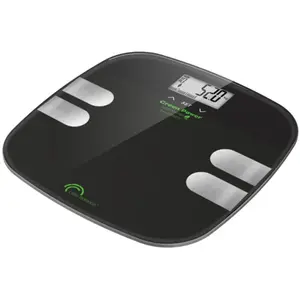 Comparateur de prix : Pèse-personne électronique rechargeable 180kg/100g noir - 8230 8230