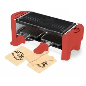 Comparateur de prix : Raclette 2 personnes - LITTLE BALANCE - Meuuuh...! - Rouge Brique - 350W