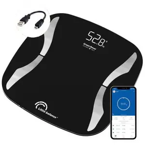 Comparateur de prix : Pèse-personne Little Balance Soft 4 USB-R 8651 connecté Noir