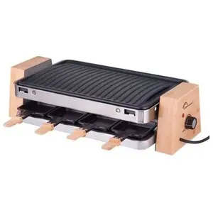 LITTLE BALANCE 8941 Black Jura 4, Appareil à Raclette, Jusqu'à 4 Personnes, Sans PFAS, Antiadhésif, 800 W, Bleu Nuit