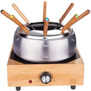 Comparateur de prix : LITTLE BALANCE - Service à fondue Happy 8 personnes bambou