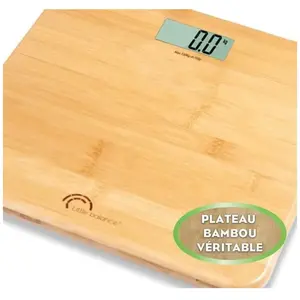 pèse personne my bamboo little balance 8466 design bambou naturel de très haute qualitéVendu parrue-du-commerce