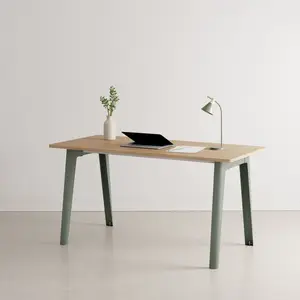 TIPTOE - Table rectangulaire New Modern - Gris - Sapin massif plaqué c... pas cher