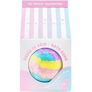 Bombe de bain Ice cream - Bubble Gum - Inuwet (In Unicorn We Trust) pas cher