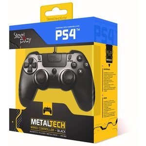 Manette Gaming filaire pour PS4 Steelplay MetalTech NoirVendu paramazon