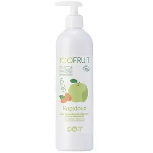 Toofruit Enfant Cheveux Kapidoux Shampoing Dermo Apaisant Pomme Amande...