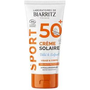 LABORATOIRES DE BIARRITZ Crème solaire bébé & enfant sport SPF50+ pas cher