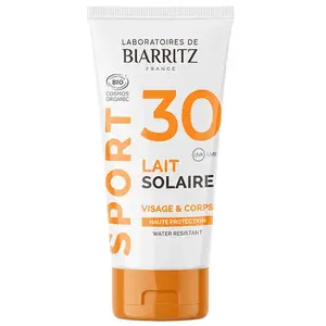Laboratoire de Biarritz Lait solaire sport SPF30 pas cher