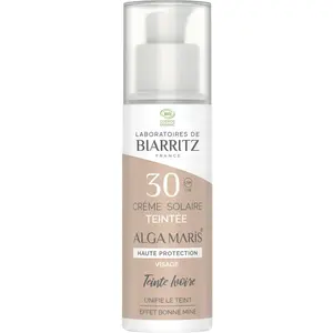 Laboratoires de Biarritz Soins Solaires Crème Teintée SPF30 Ivoire Bio... pas cher