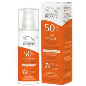 Les Laboratoires De Biarritz Algamaris Lait Solaire Spf50 Certifié BioVendu parparasanteonline