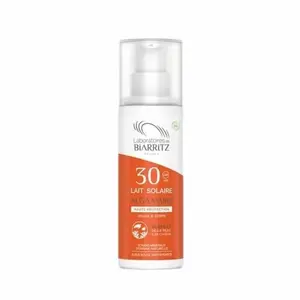 Les Laboratoires de Biarritz Algamaris Lait solaire SPF30 certifié Bio pas cher