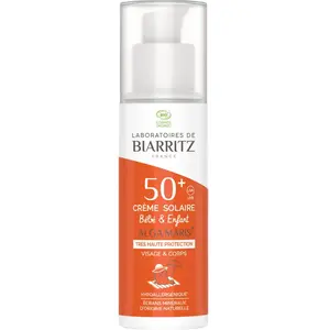 Crème solaire - Laboratoires de Biarritz - SPF50+ - Enfant - Bio - 100ml pas cher
