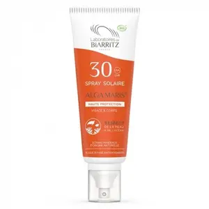 Comparateur de prix : Laboratoires de Biarritz Alga Maris Spray Solaire SPF30 Bio | 100 ml