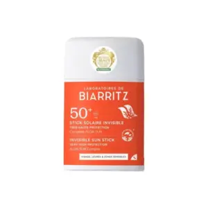 Comparateur de prix : Laboratoires de Biarritz Stick Solaire Invisible SPF50+ Bio 10 g