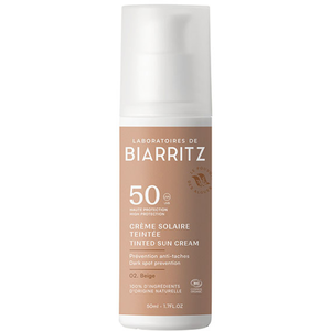 La Crème Solaire Teintée SPF50 certifiée bio Laboratoires De Biarritz pas cher