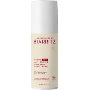 Crème de nuit anti-taches bio - LABORATOIRES DE BIARRITZ - Peau grasse pas cher