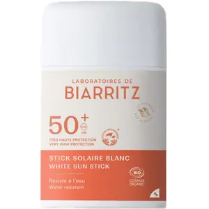 Laboratoire de Biarritz Stick solaire coloré blanc  SPF50+ 12g pas cher