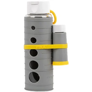 PIKA - gourde de conservation de jus sous vide - 600ml - verre et protection silicone pas cher