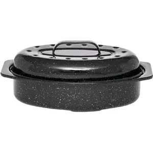 Cocotte En Acier émaillé COOKUP XL - 3,5L - Noir - Compatible Tous Feux (induction, Gaz...) - Revêtement Anti-adhésif