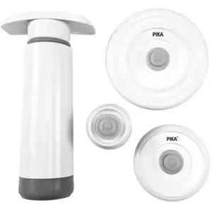 Pika - Kit de conservation sous vide : Pompe sous vide + 2 couvercles universels + 1 bouchon pas cher