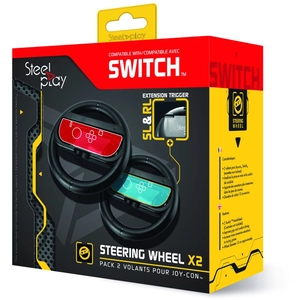 Pack de 2 volants pour manette Steelplay pour Nintendo Switch pas cher
