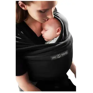 Comparateur de prix : Love Radius "L'Originale JPMBB" - Écharpe de portage - NOIR poche Noir