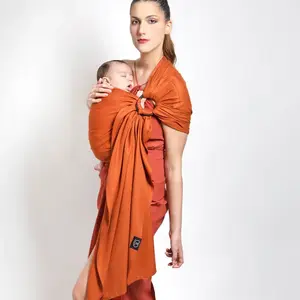Love Radius Echarpe de portage Sling tissée sans noeud Fauve