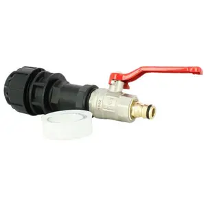 Comparateur de prix : MULTICUVES Vanne 1/4 de tour laiton - embout rapide - kit couplage cuve