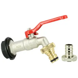 Comparateur de prix : Multicuves Robinet ECO laiton 15 mm + Nez 20X27 pour Récupérateur Eau
