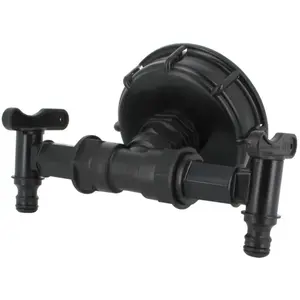 Comparateur de prix : Multicuves Raccord S100X8 cuve eau - 2 robinets avec nez (...
