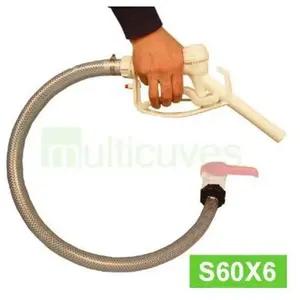 Comparateur de prix : Multicuves - Kit Vidange cuve eau 1000 l S60X6 - Tuyau 1 m + Pistolet