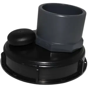 Multicuves Couvercle diamètre 150 mm avec prise pvc droite 75/90 et évent pas cher