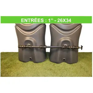 Comparateur de prix : Multicuves - Kit de raccordement rigide pour récupérateurs d'eau de pl...