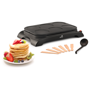 Comparateur de prix : Senya crêpière électrique - machine à crêpes 1000w - plaque antiadhési...