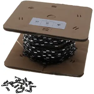 JARDIAFFAIRES Rouleau 25 Pieds de chaîne Semi-Carrée 3/8LP Jauge 050 pour tronçonneuseVendu paramazon