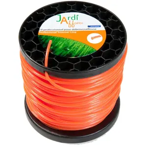 Jardiaffaires Bobine de fil professionnel pour débroussailleuse Rond 4mm x 72 mètresVendu paramazon
