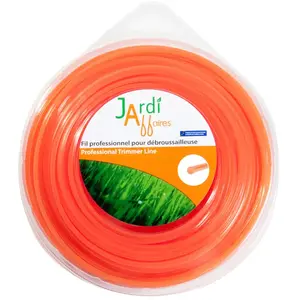 Comparateur de prix : Jardiaffaires Fil Rond pour Coupe Bordure 1,6mm x 15 mètres Haute qualité