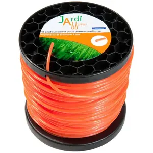 JARDIAFFAIRES Bobine de fil professionnel Rond pour débroussailleuse 2,4mm x 200 mètresVendu paramazon