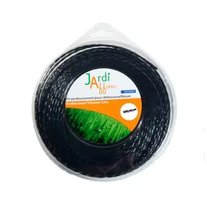 Comparateur de prix : Jardiaffaires Fil pour débroussailleuse professionnel Torsade 3mm x 75 mètres
