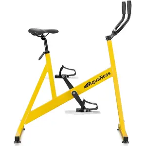 Vélo de piscine aquabike aquaness v1 jaune pas cher