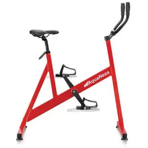 Vélo de piscine aquabike aquaness v1 rouge pas cher