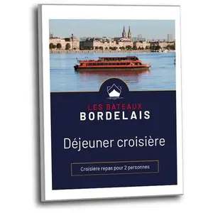 Comparateur de prix : Coffret cadeau Bordeaux River Cruise Déjeuner-croisière à bord du Sica...