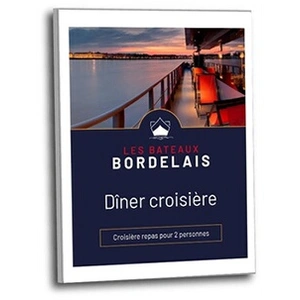Comparateur de prix : Coffret cadeau Bordeaux River Cruise Dîner-croisière à bord du Sicambr...